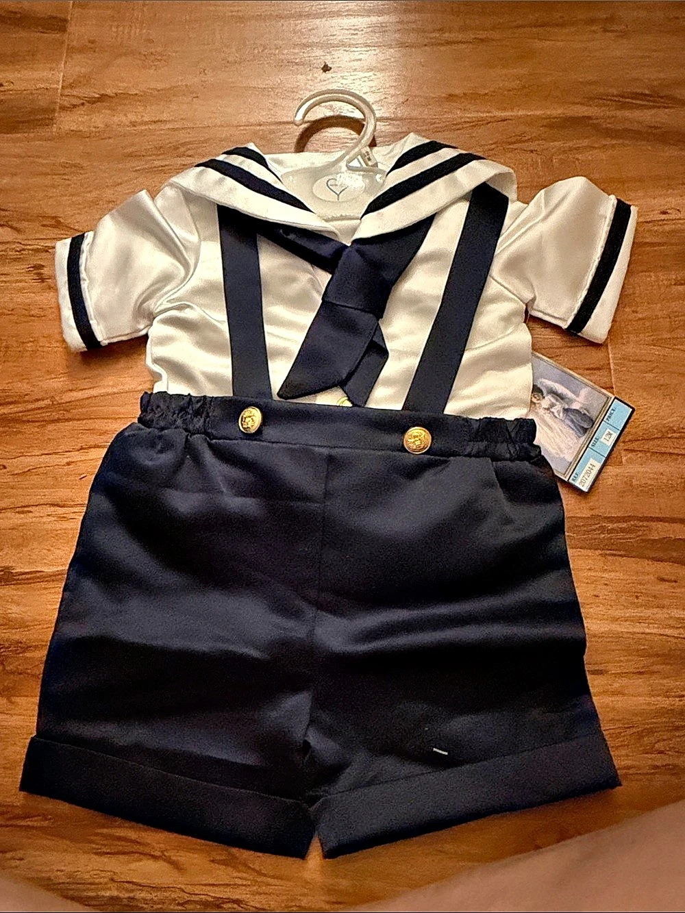 Precious Angels Collection Sailor Outfit Set Size 12M NWT